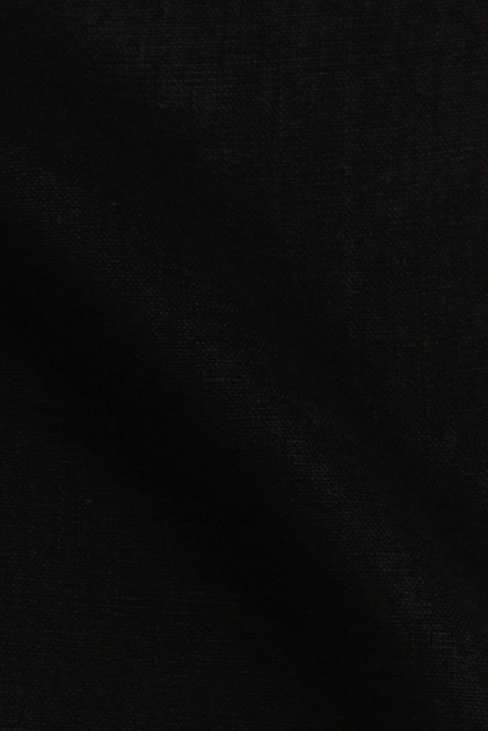 BLACK ITALIAN LINEN - Foberry USA
