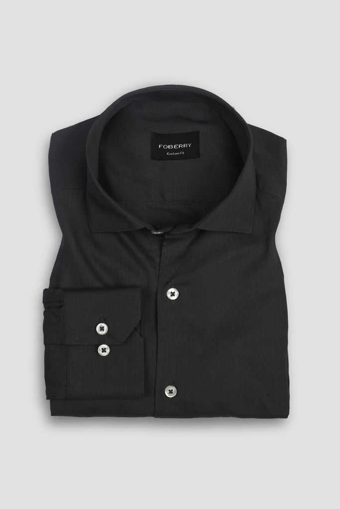 Grey Linen Featherweight Shirt