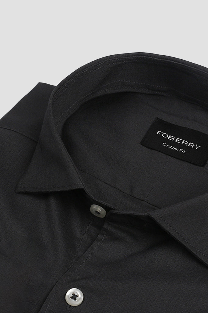 Grey Linen Featherweight Shirt