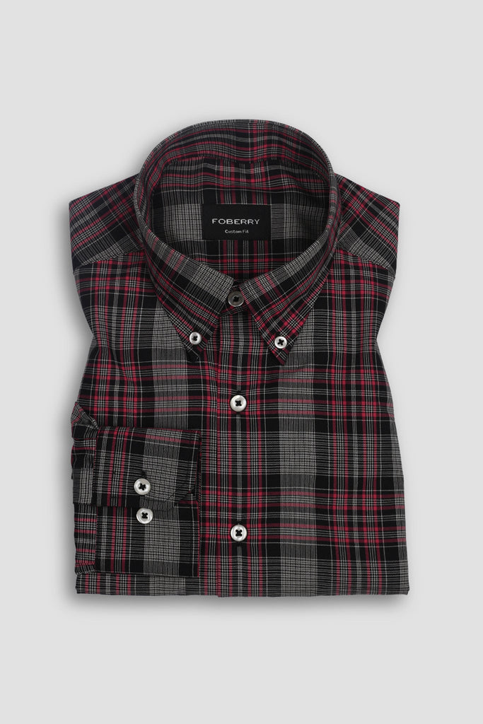 Black Madras Shirt