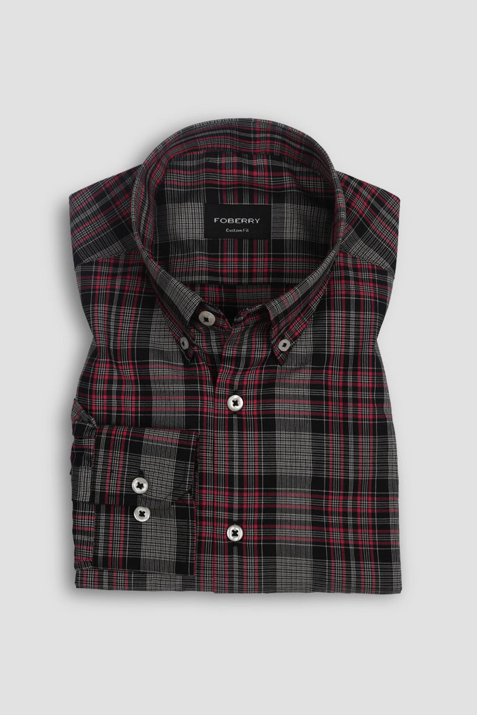 Black Madras Shirt