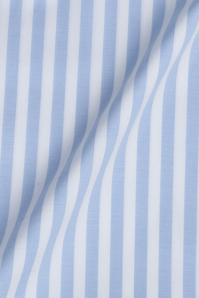 Soft Sky Blue Bengal Stripes Shirt