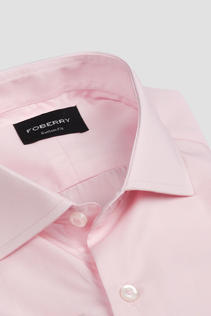 Egyptian Pink Poplin Twill Shirt