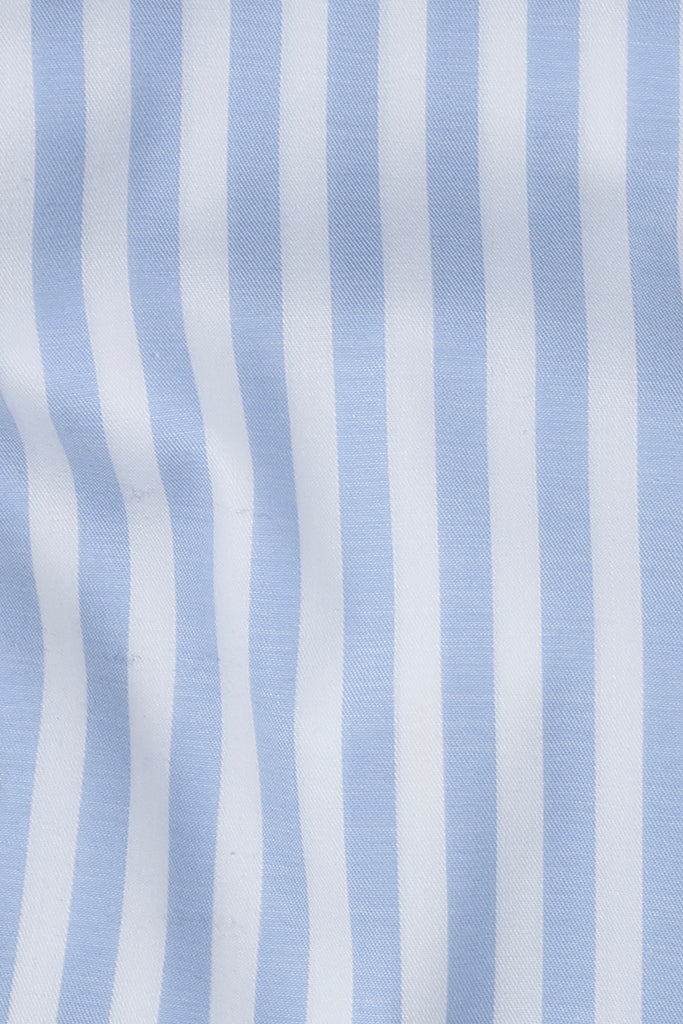 Soft Sky Blue Bengal Stripes Shirt