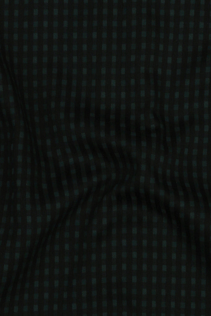 Black Green Boxed Shirt