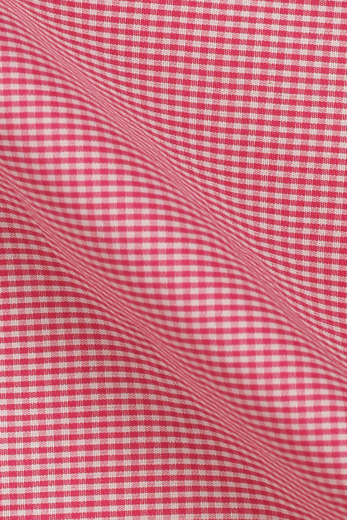 Red Micro Gingham - Foberry USA