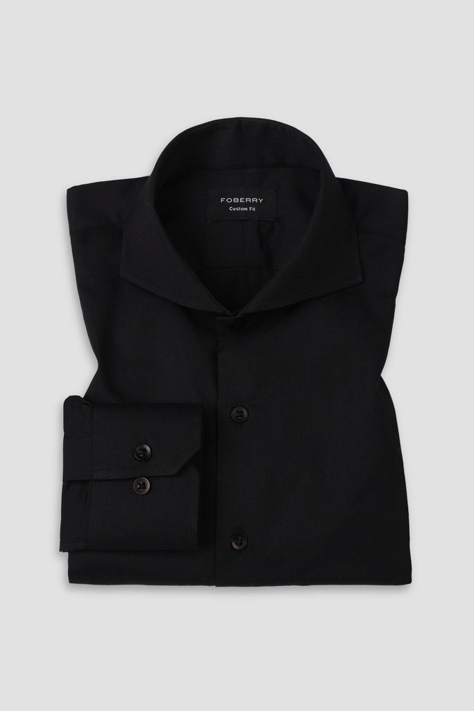 Jet Black Performance Stretch Shirt - Foberry USA