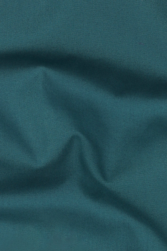 Teal Green Egyptian Poplin Shirt