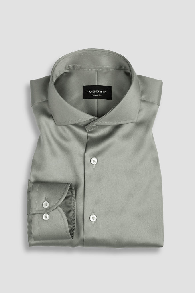 Soft Swamp Egyptian Poplin Shirt