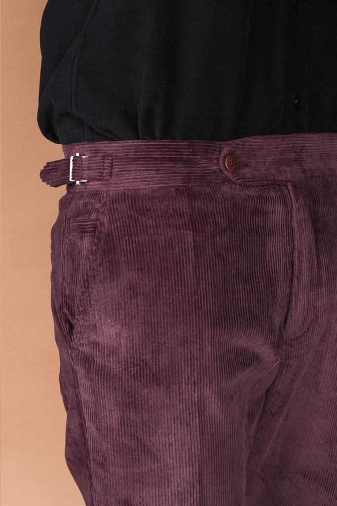 Muave Wide Wale Corduroy Trouser - Foberry USA