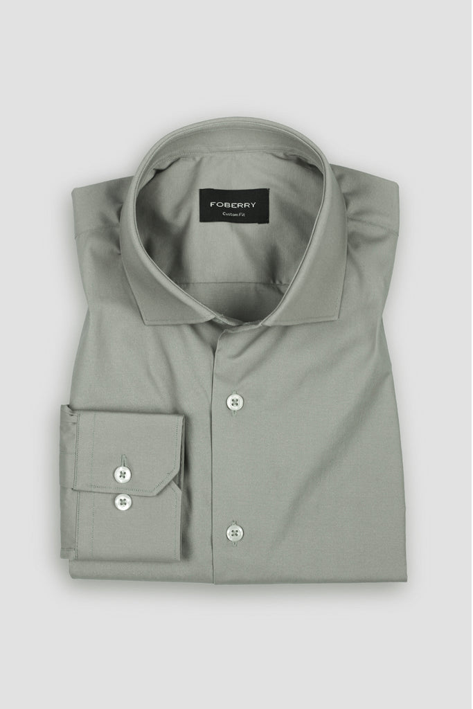 Swamp Green Performance Stretch Shirt