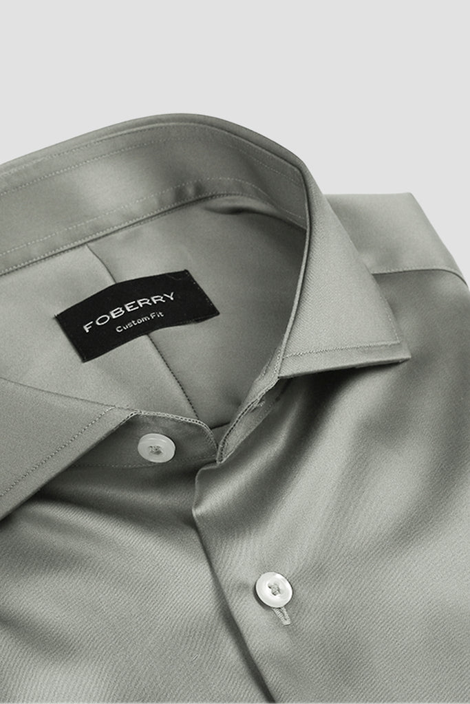 Soft Swamp Egyptian Poplin Shirt