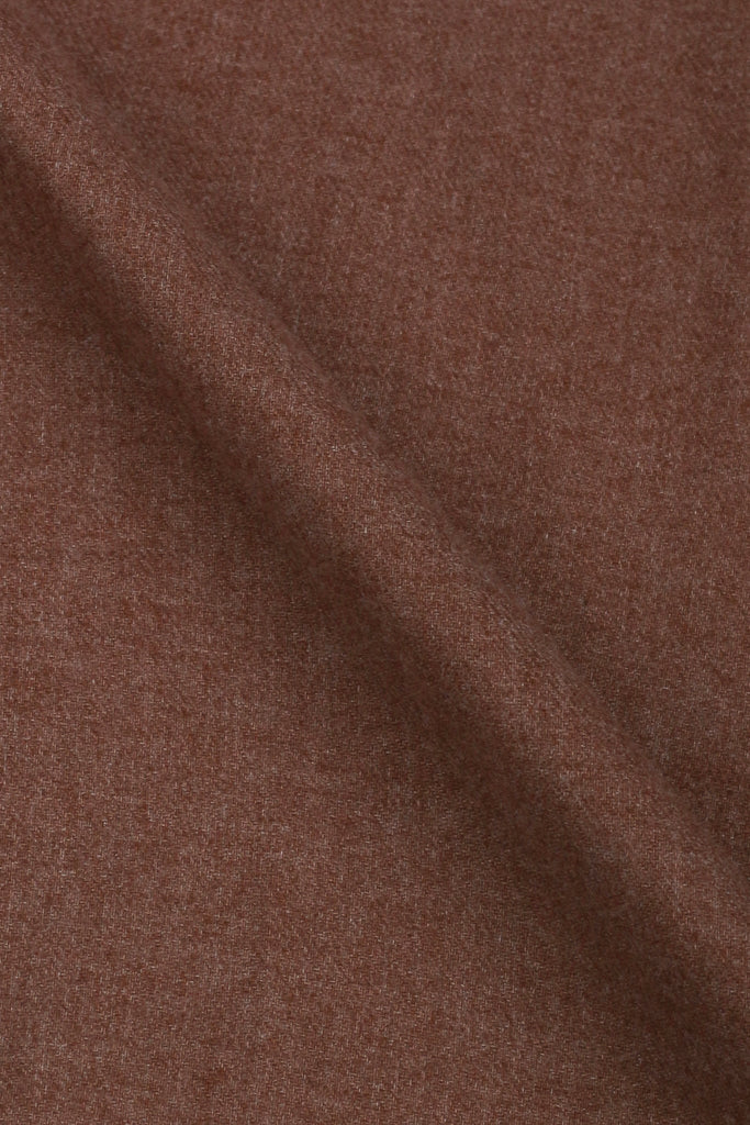 Mocha Brown Brushed Winter Flannel Shirt - Foberry USA