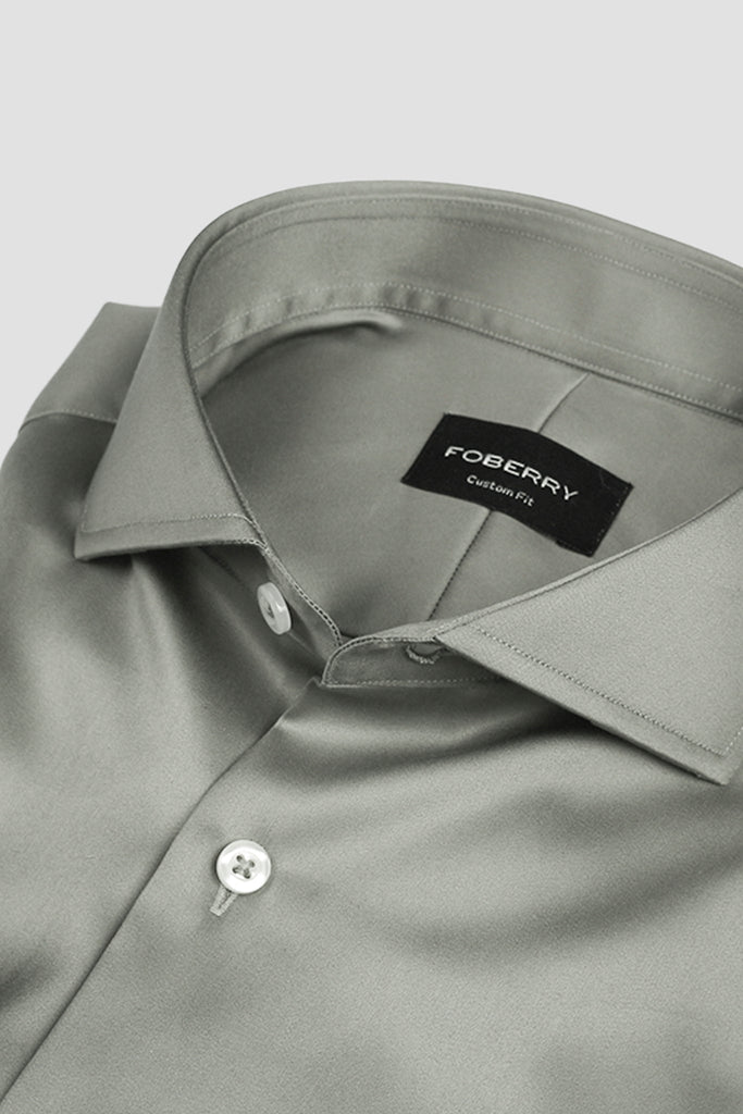 Soft Swamp Egyptian Poplin Shirt