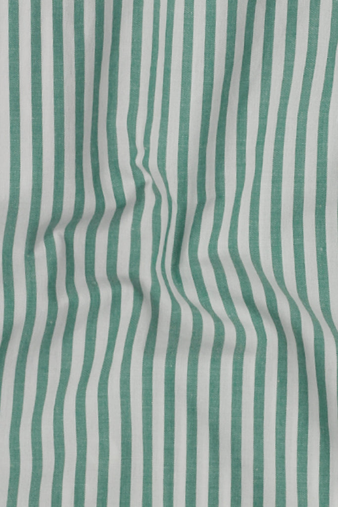 Parrot Green Bengal Stripes Shirt