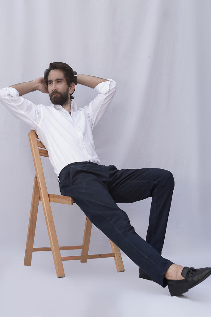 White Cotton Shirt - Foberry USA