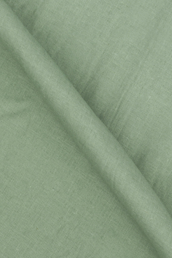 Fern Green Featherweight Linen  - Safari Shirt