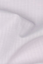 Load image into Gallery viewer, Lilac White Structured Stripes Linen