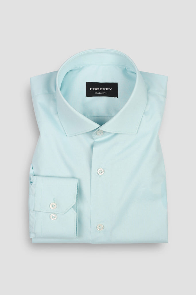 Soft Ice Green Performance Stretch Shirt
