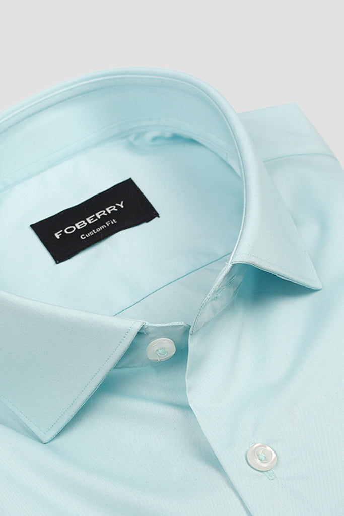 Soft Ice Green Performance Stretch Shirt