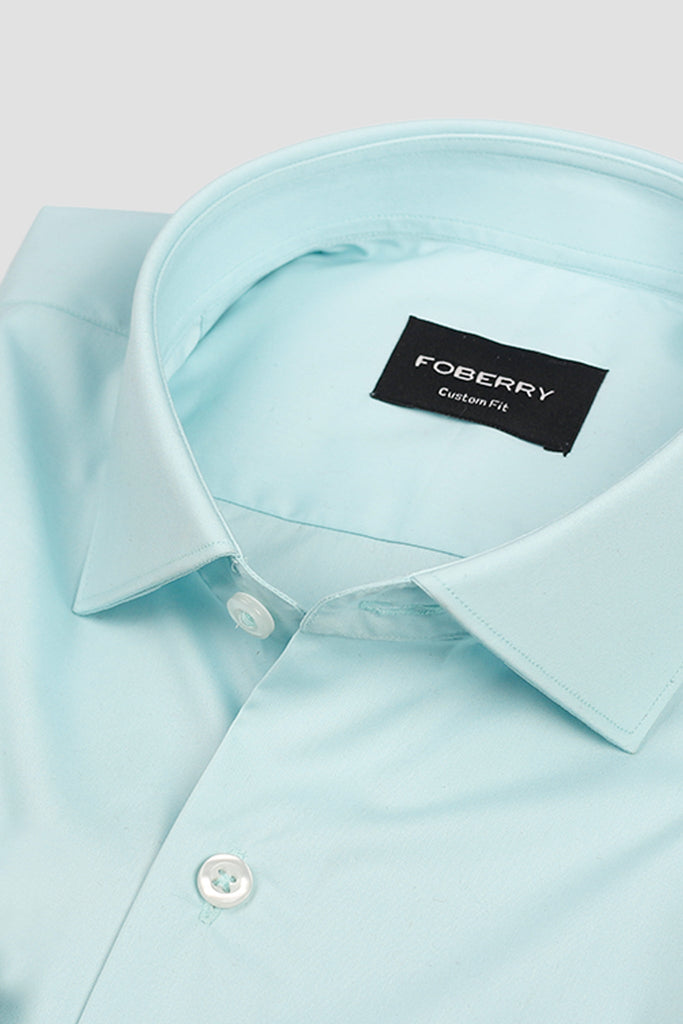 Soft Ice Green Performance Stretch Shirt