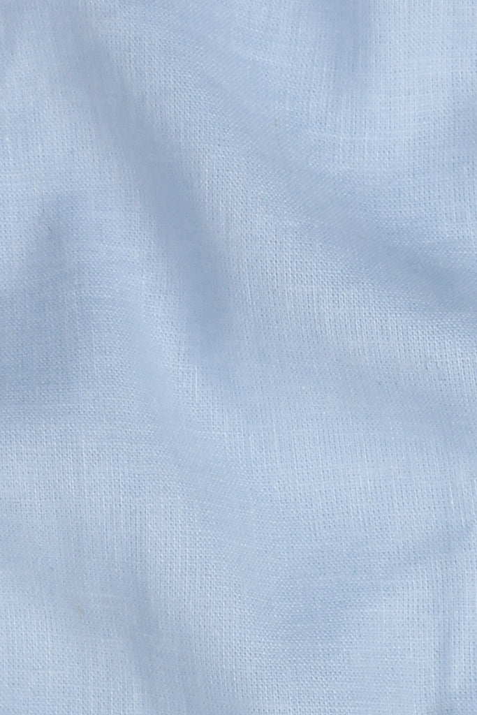Featherweight Ice Blue Linen Shirt