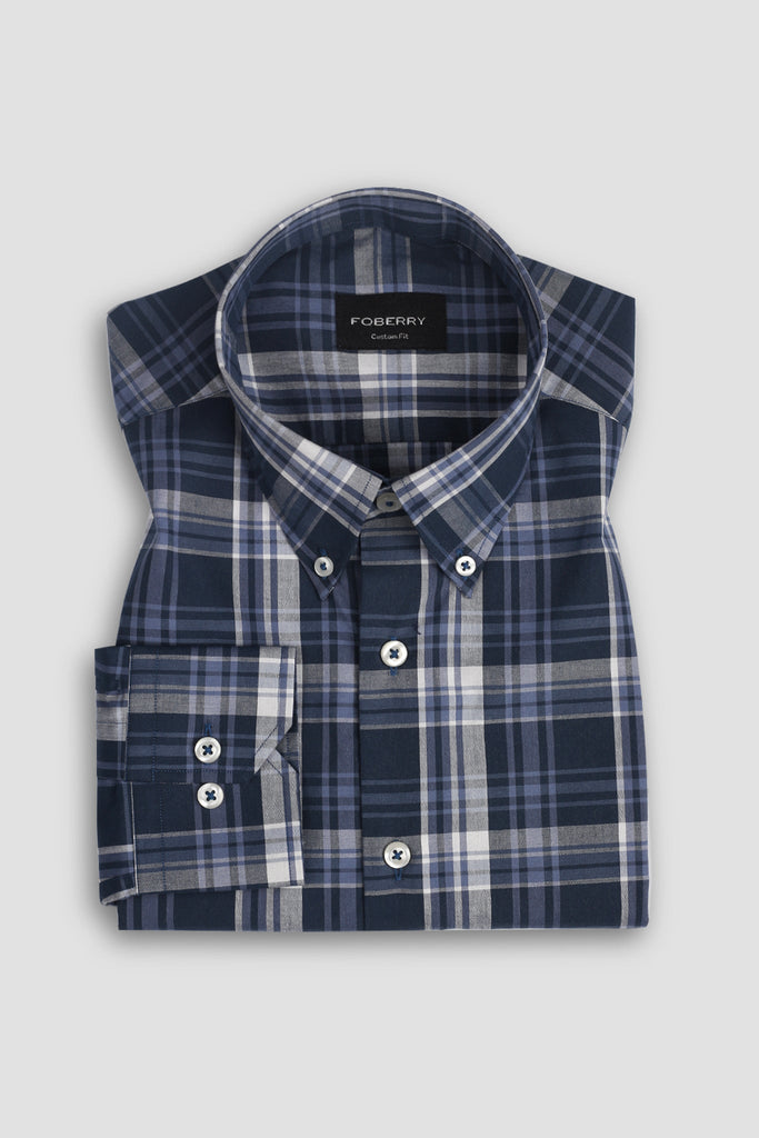 Soft Blue Madras Shirt