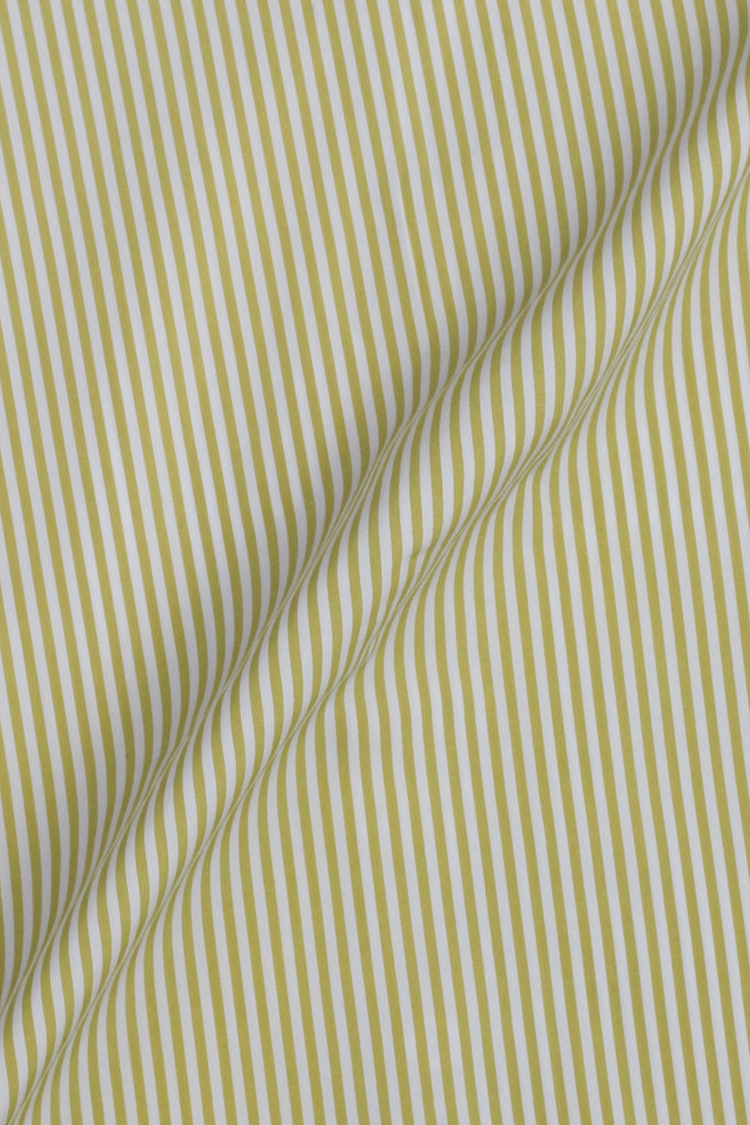 Mustard Green Bengal Stripes Shirt