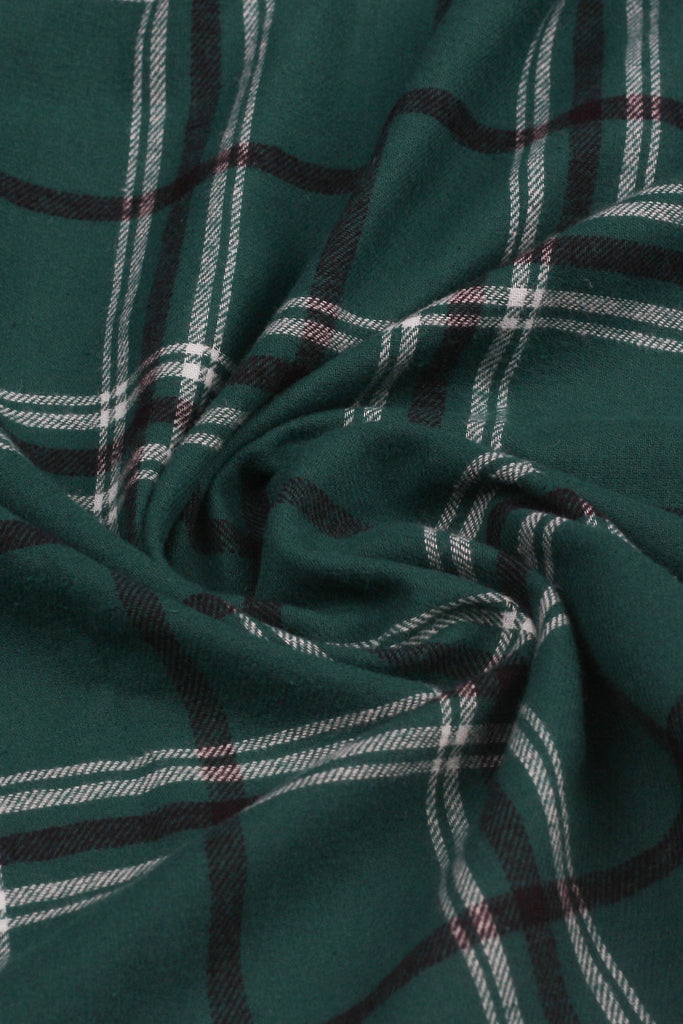Montana Green Japanese Low Twist Flannel - Foberry USA