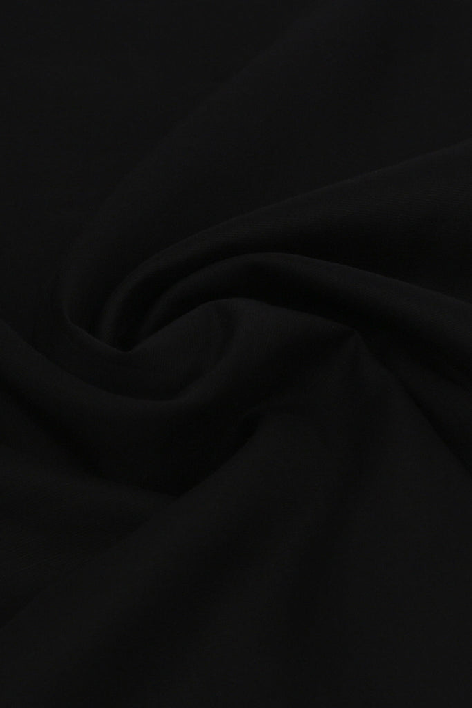 Black Linen Cut Away Collar Shirt - Foberry USA