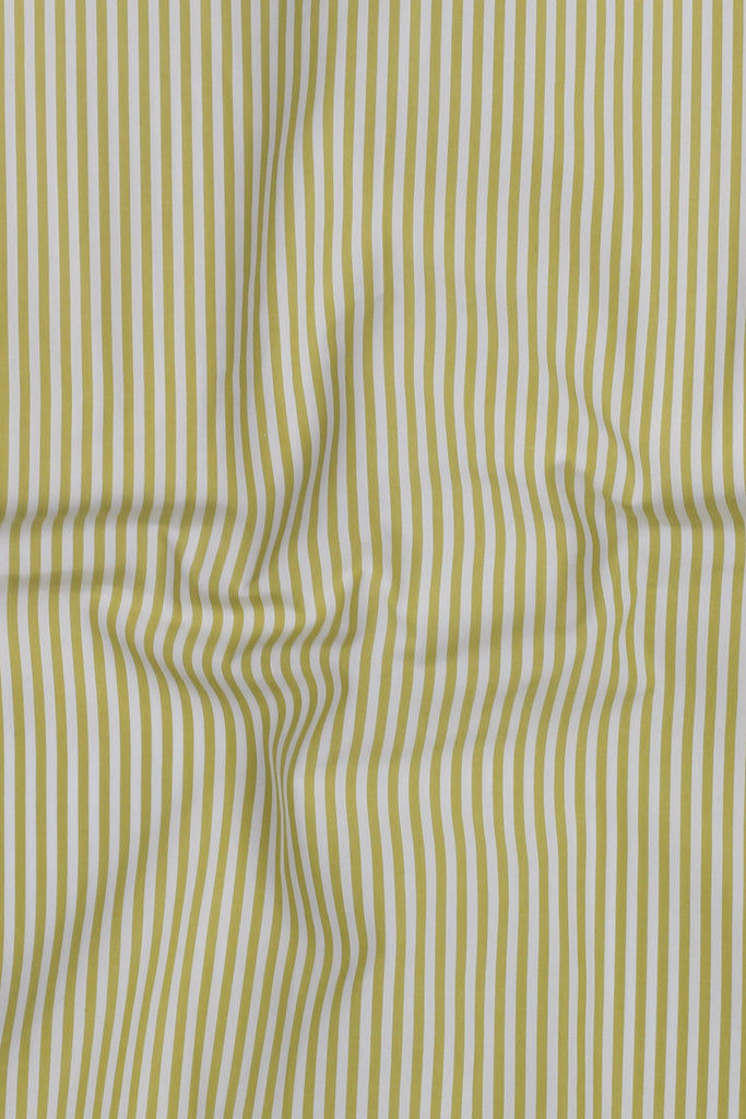 Mustard Green Bengal Stripes Shirt