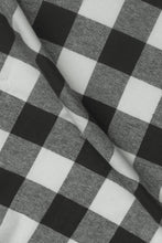 Load image into Gallery viewer, Slate Grey Bold Gingham Flannel - Foberry USA