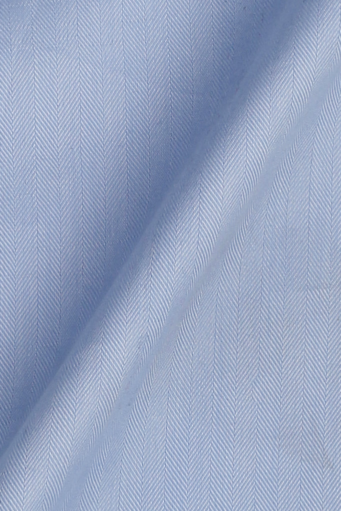 Egyptian Blue Herringbone Shirt