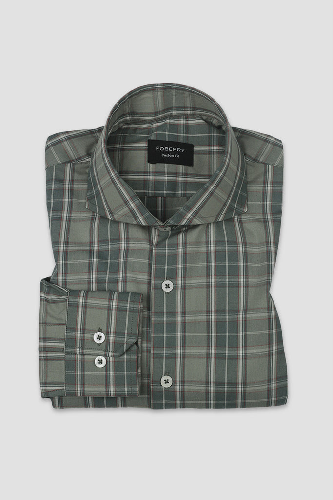 Forrest Green Plaid Shirt - Foberry USA