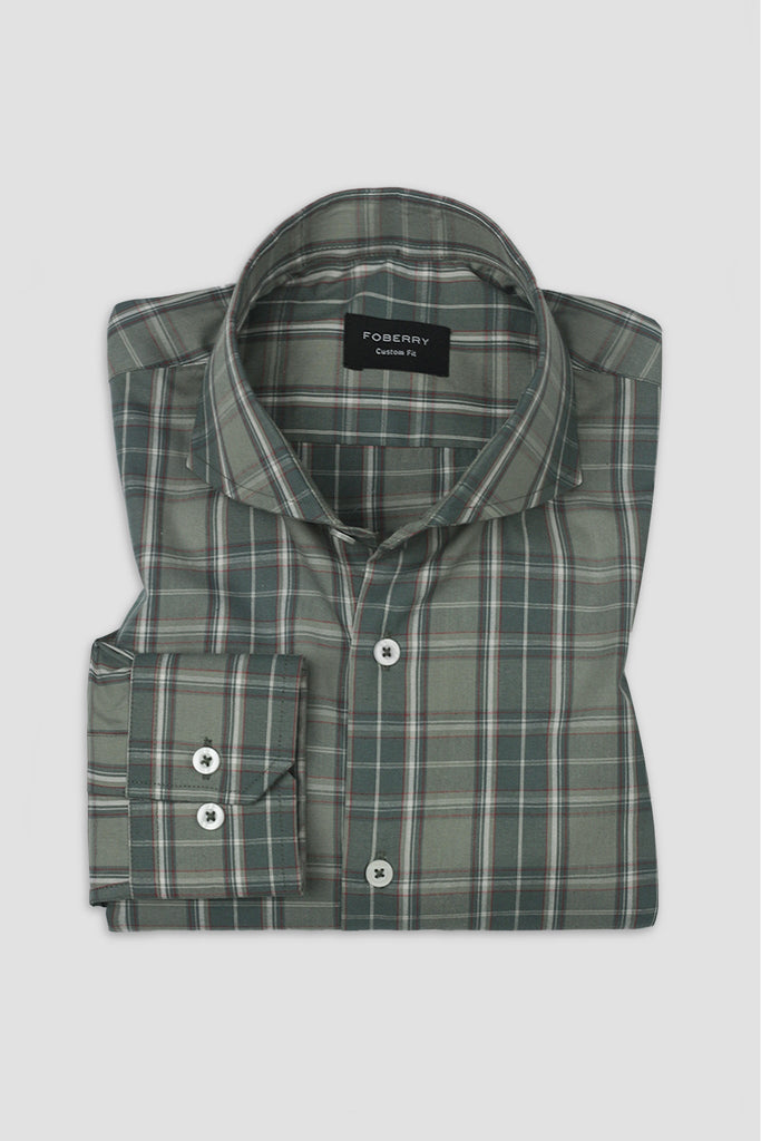 Forrest Green Plaid Shirt - Foberry USA