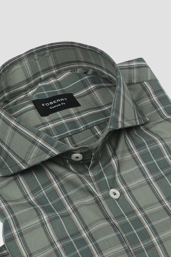 Forrest Green Plaid Shirt - Foberry USA