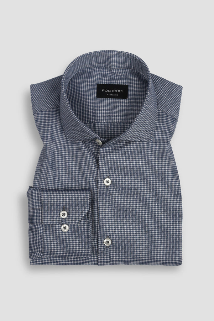 Persian Blue Checkered Shirt