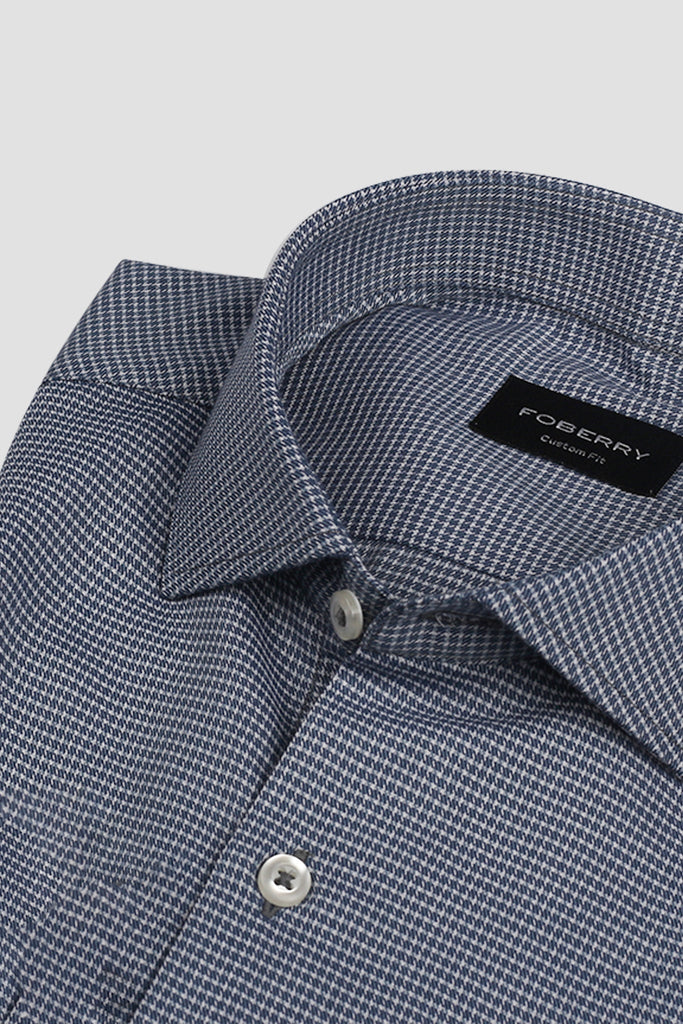 Persian Blue Checkered Shirt