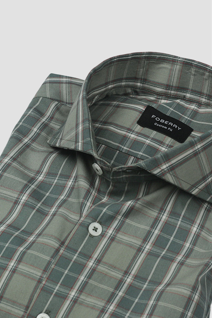 Forrest Green Plaid Shirt - Foberry USA