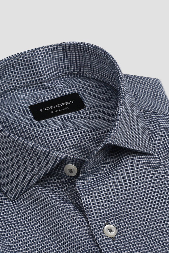 Persian Blue Checkered Shirt