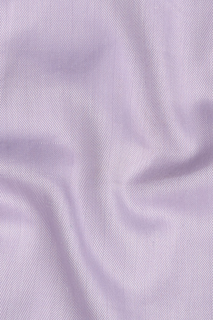 Egyptian Lilac Herringbone Shirt
