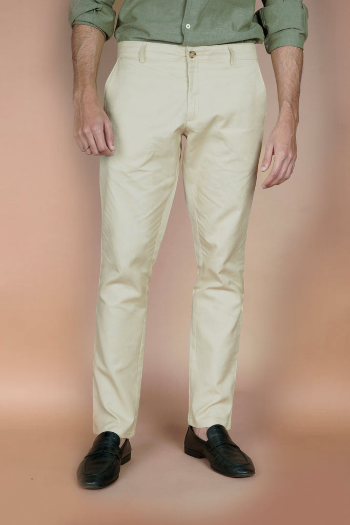 Crisp Lime Irish Linen Trousers - Foberry USA