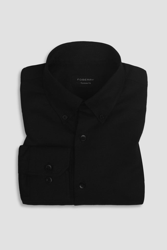 Black Linen Shirt
