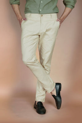Crisp Lime Irish Linen Trousers - Foberry USA