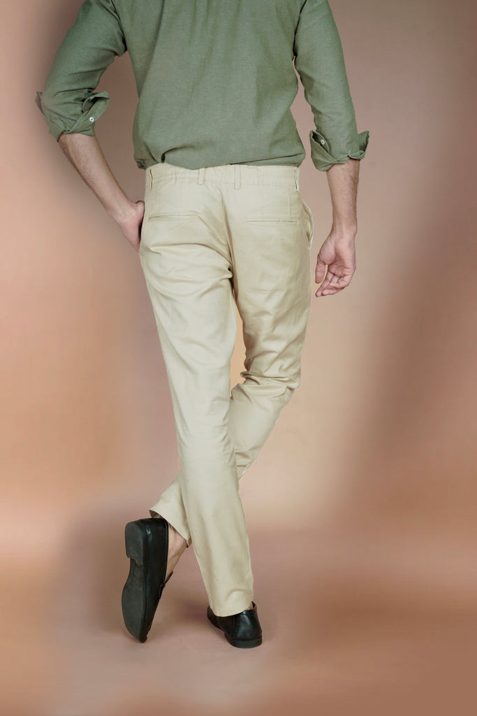 Crisp Lime Irish Linen Trousers - Foberry USA