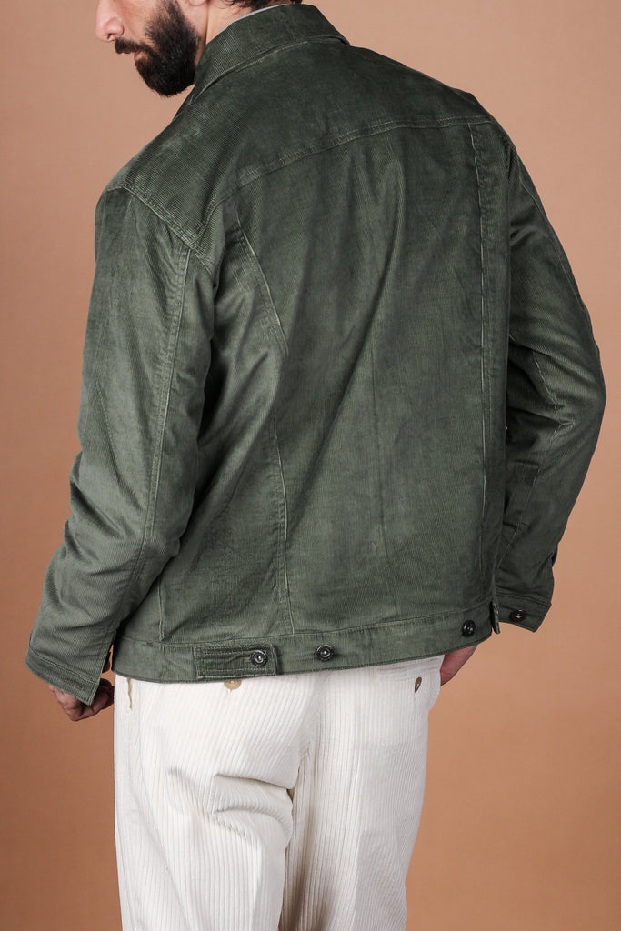Hunter Green Corduroy Jacket - Foberry USA