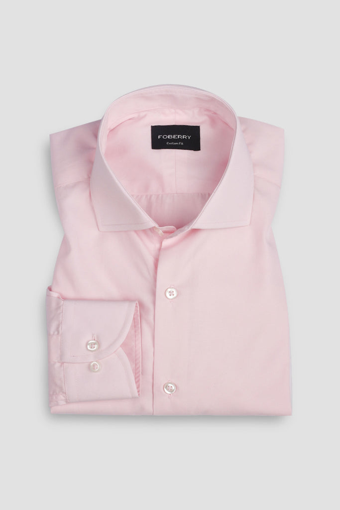 Egyptian Pink Poplin Twill Shirt