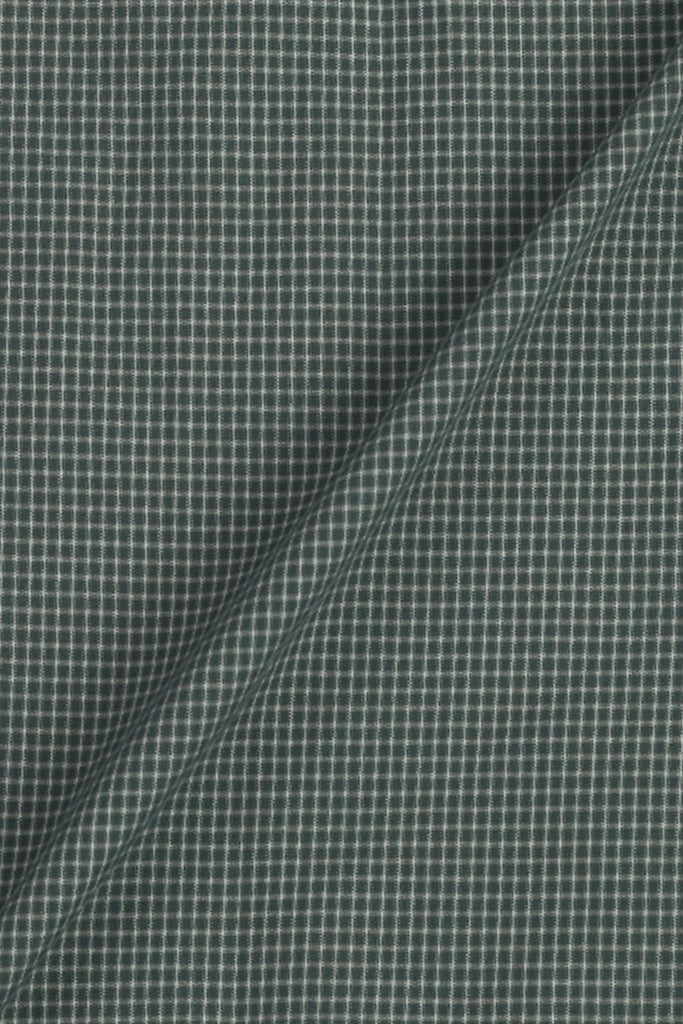 Cobalt Green Plaid Shirt