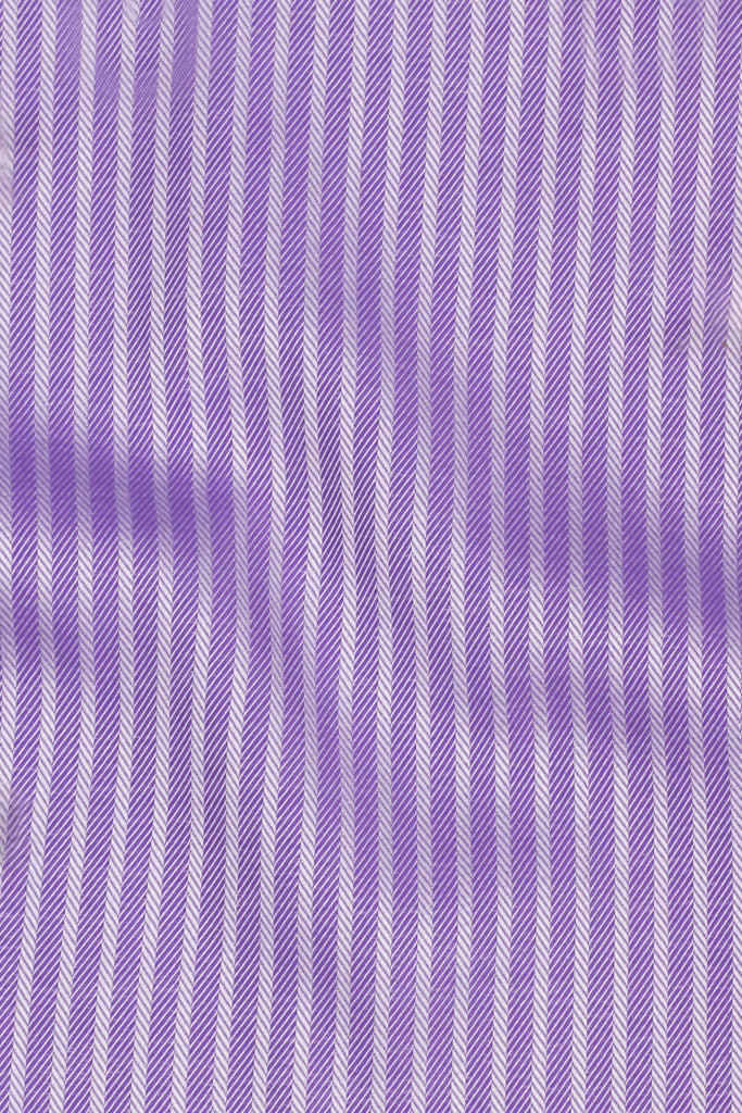 Purple Egyptian Twill Striped Shirt