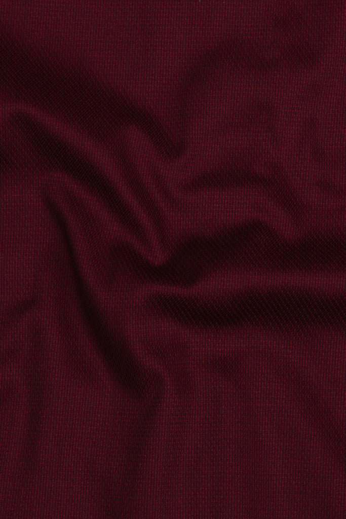 Maroon Egyptian Structured Shirt